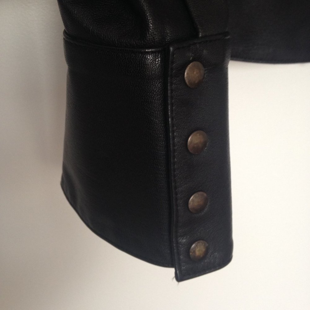 Mackage - Black Leather Jacket - Picture 6 of 8